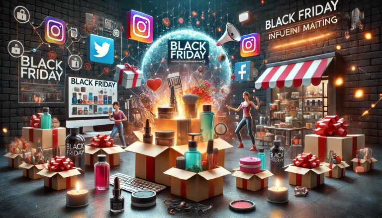 Black Friday influencer marketing campaign for product-based businesses